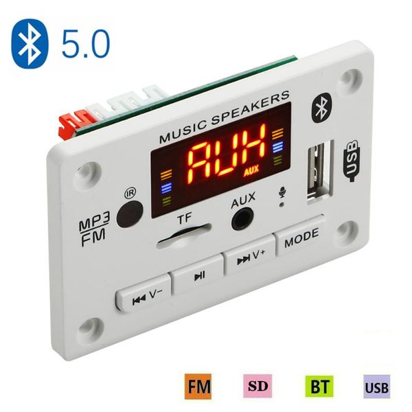 bluetooth 5.0 mp3 decoding board module wireless car usb player tf card slot fm with microphone handscontrol & mp4 players
bluetooth 5.0 mp3 decoding board module wireless car usb player tf card slot fm with microphone handscontrol & mp4 players