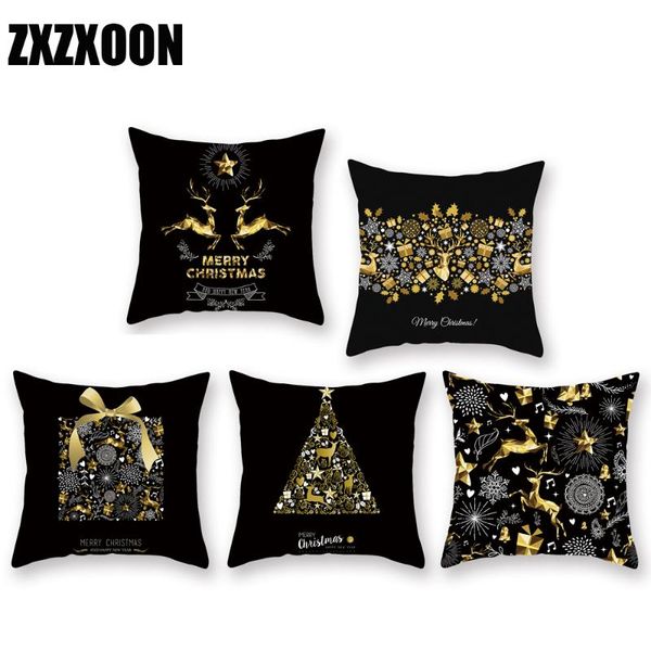 100% polyester black gold merry christmas pillow case trees deer gift cushion cover for sofa car home decoration cushion/decorative
100% polyester black gold merry christmas pillow case trees deer gift cushion cover for sofa car home decoration cushion/decorative