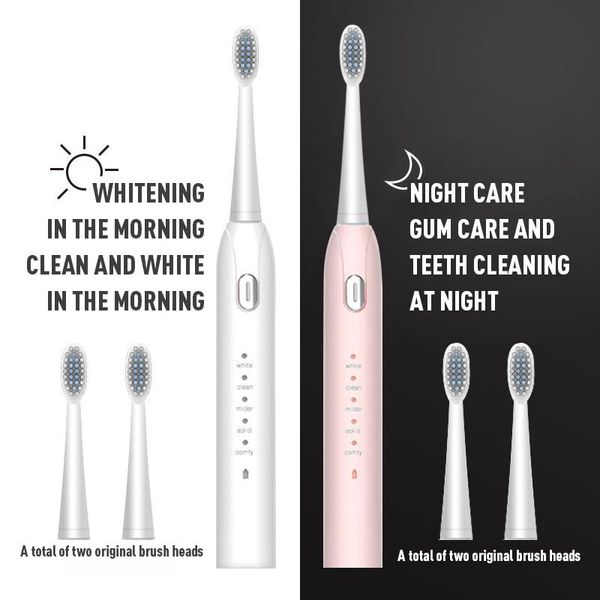 smart electric toothbrush tooth brush ultrasonic vibration soft hair usb charging waterproof portable universal for adults
smart electric toothbrush tooth brush ultrasonic vibration soft hair usb charging waterproof portable universal for adults