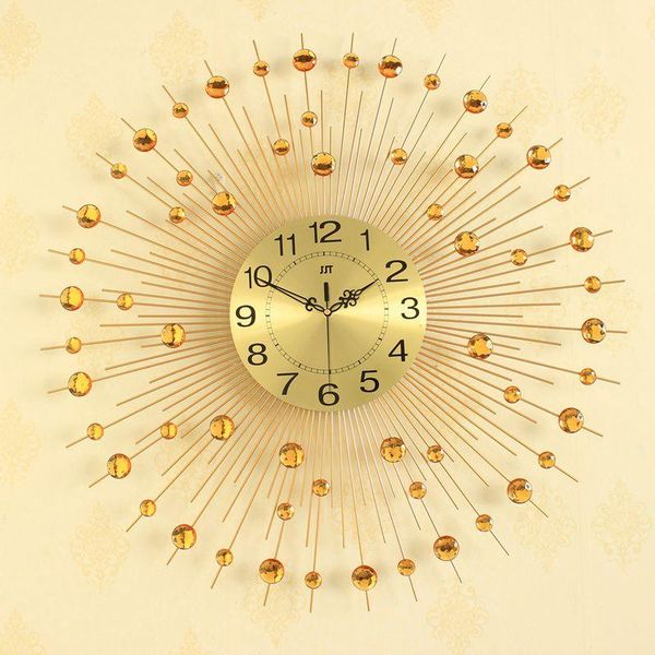 wall clocks 3d big clock modern design home decor watches living room decorative wrought iron silent gold color 65-75cm
wall clocks 3d big clock modern design home decor watches living room decorative wrought iron silent gold color 65-75cm
