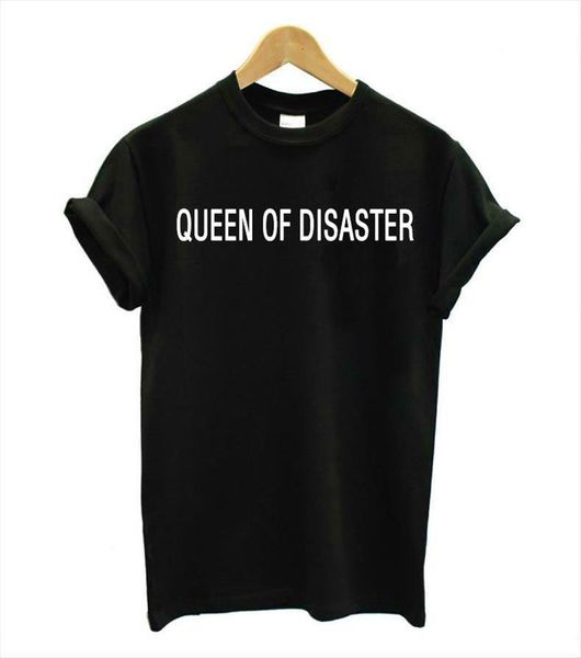 queen of disaster letters womens print cotton casual funny for lady tee hipster drop ship z 839, White
queen of disaster letters womens print cotton casual funny for lady tee hipster drop ship z 839, White