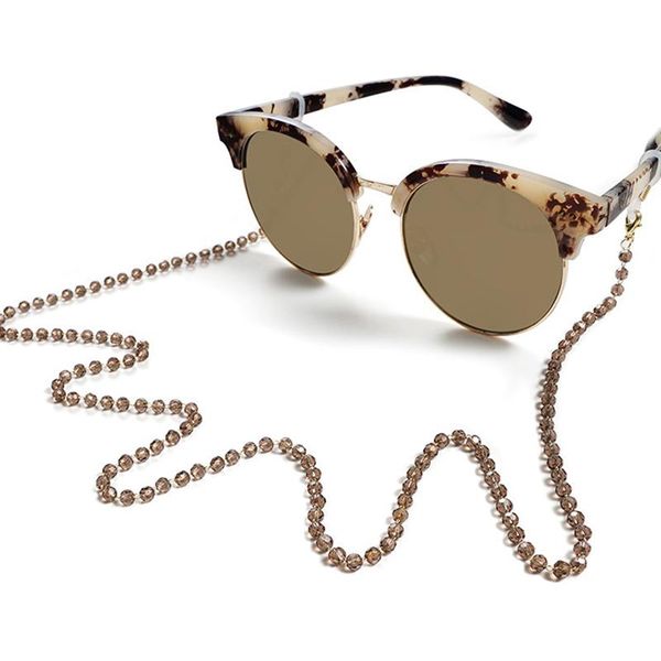 sunglasses frames fashion crystal glasses neck strap chain for women beaded chains lanyard eyeglasses cord gold color metal rope, Silver
sunglasses frames fashion crystal glasses neck strap chain for women beaded chains lanyard eyeglasses cord gold color metal rope, Silver