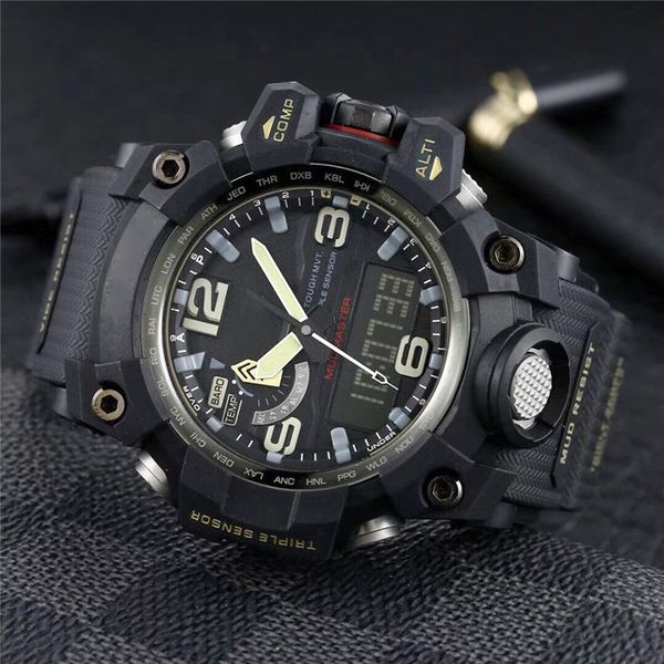 classic gwg1000 big mud king mens watches digital electronics sports military watch dual display clock relojes deportivos satch quartz movem, Slivery;brown
classic gwg1000 big mud king mens watches digital electronics sports military watch dual display clock relojes deportivos satch quartz movem, Slivery;brown
