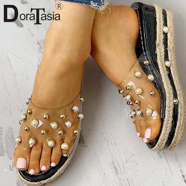brand ladies wedges high heels summer slippers fashion pearl classic women casual platform shoes woman, Black
brand ladies wedges high heels summer slippers fashion pearl classic women casual platform shoes woman, Black