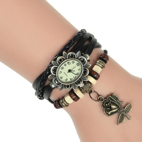 wristwatches genuine leather watch bracelet rose charm crystal stone rim lady vintage wristwatch ethnic fashion, Slivery;brown
wristwatches genuine leather watch bracelet rose charm crystal stone rim lady vintage wristwatch ethnic fashion, Slivery;brown