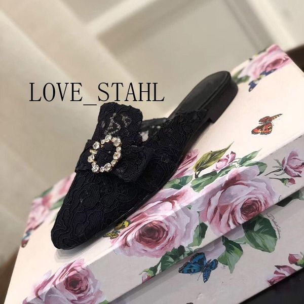 slippers 2021 love stahl woman genuine silk satin stitching lace rhinestone buckle gold-plated flat crystal sandals, Black
slippers 2021 love stahl woman genuine silk satin stitching lace rhinestone buckle gold-plated flat crystal sandals, Black