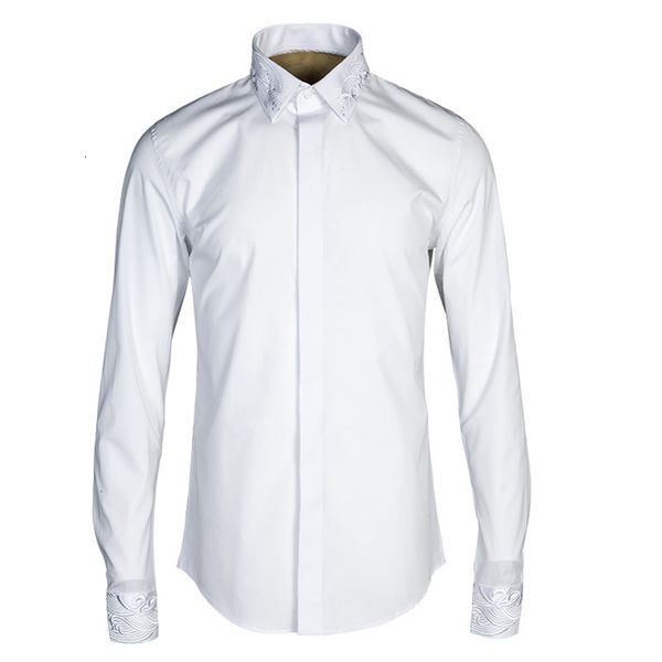tee shirt shirt shirt luxury collar embroidery long sleeve men solid color mens plus size 4xl casual shirts, White;black
tee shirt shirt shirt luxury collar embroidery long sleeve men solid color mens plus size 4xl casual shirts, White;black