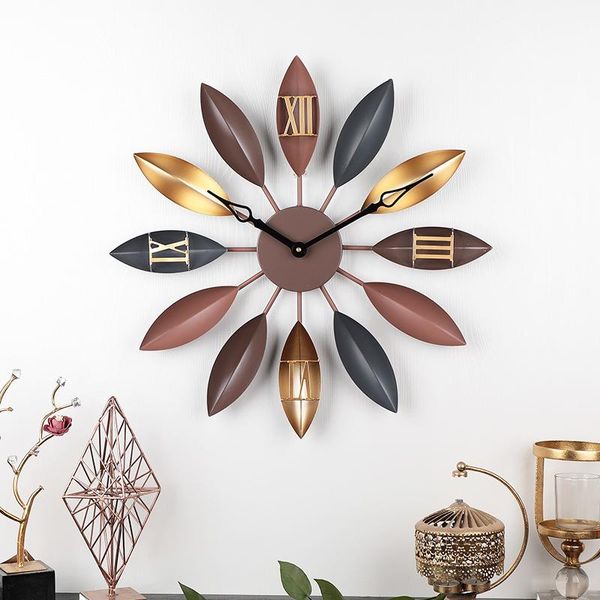 europe style iron leaf clock bar decoration creative living room wall metal decorations silent clocks
europe style iron leaf clock bar decoration creative living room wall metal decorations silent clocks