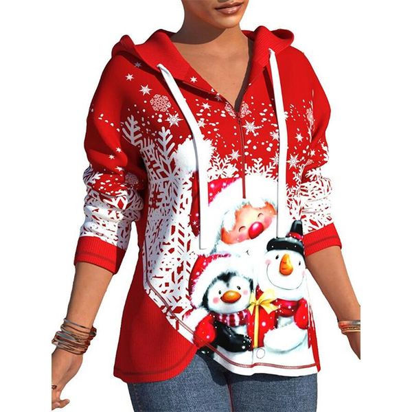 women's hoodies & sweatshirts christmas hooded hoodie women long sleeve printed loose mid length zipper casual 2021 pullover autumn wi, Black
women's hoodies & sweatshirts christmas hooded hoodie women long sleeve printed loose mid length zipper casual 2021 pullover autumn wi, Black