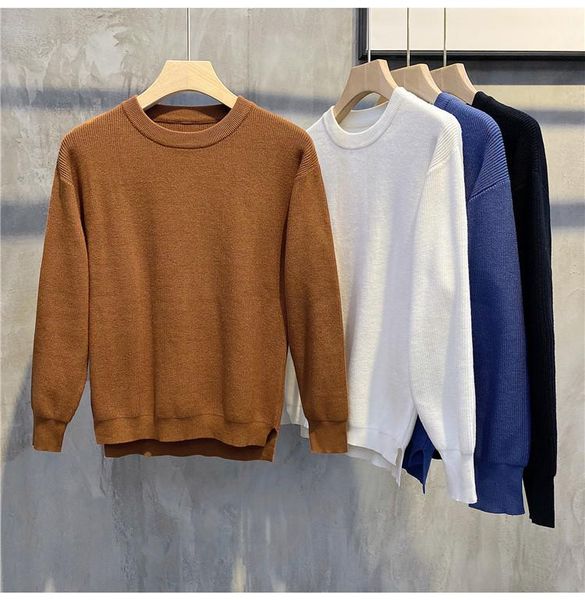 men's sweaters 2022 autumn winter fashion clothes for men solid color round neck long sleeve knitted pullover jumpers k60, White;black
men's sweaters 2022 autumn winter fashion clothes for men solid color round neck long sleeve knitted pullover jumpers k60, White;black