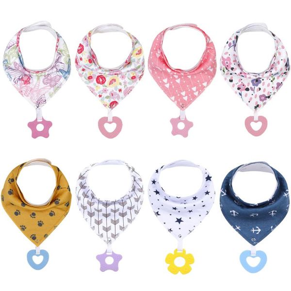 2pcs/ lot baby bandana drool bibs 100% organic cotton with teething toy, super absorbent & soft feeding burp cloths
2pcs/ lot baby bandana drool bibs 100% organic cotton with teething toy, super absorbent & soft feeding burp cloths