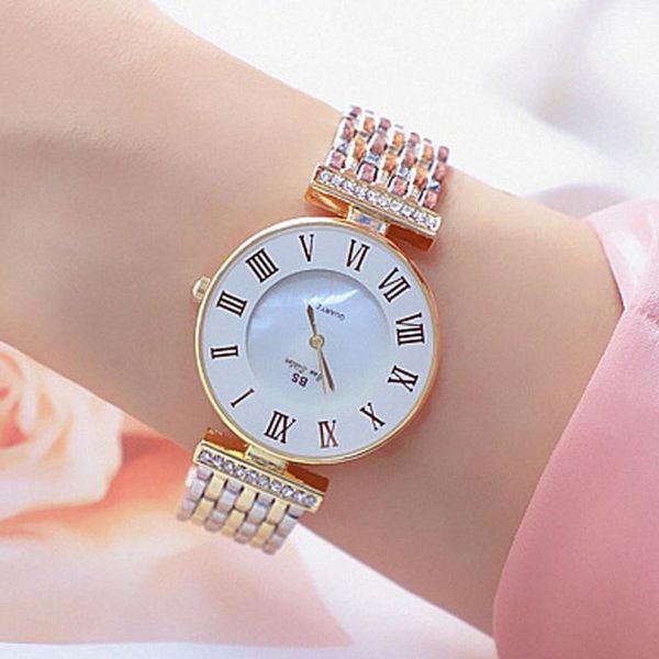 wristwatches bs bee sister roman numeral display quartz women luxury brand watches waterproof stainless steel gift jewelry, Slivery;brown
wristwatches bs bee sister roman numeral display quartz women luxury brand watches waterproof stainless steel gift jewelry, Slivery;brown