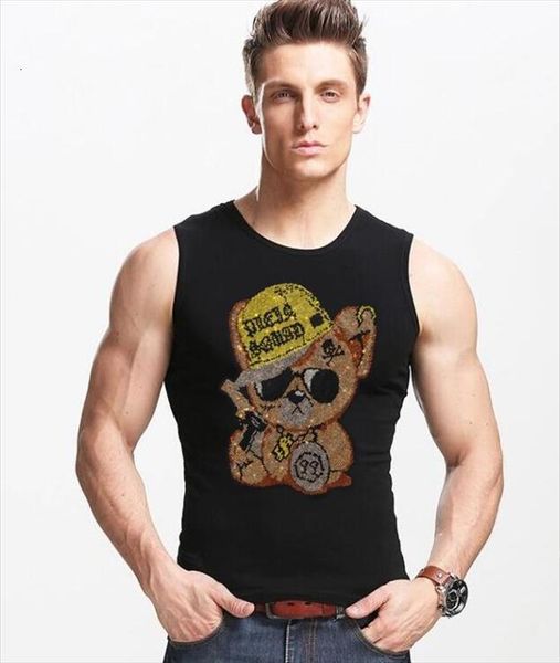 summer mens tank vest sleeveless muscle drill fitness sports blouse shirt, White;black
summer mens tank vest sleeveless muscle drill fitness sports blouse shirt, White;black