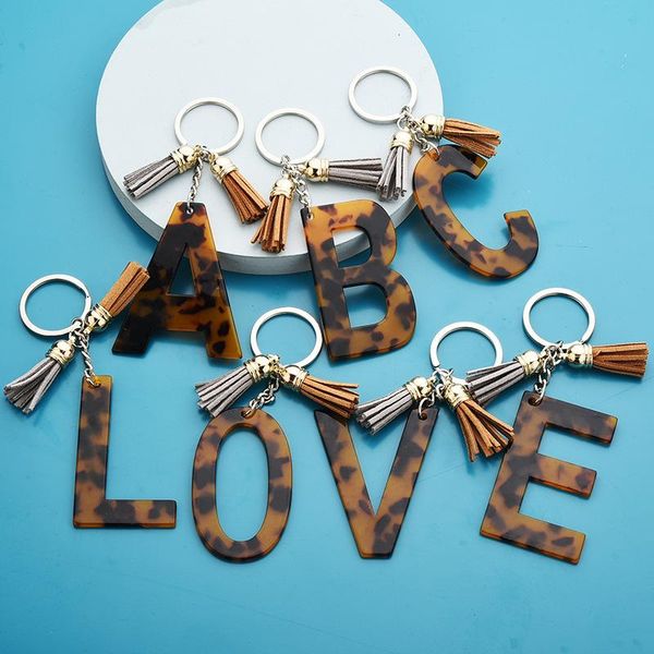 keychains fashion leopard tassel for keys women jewelry a-z letters initial resin handbag pendant cute keychain accessories, Silver
keychains fashion leopard tassel for keys women jewelry a-z letters initial resin handbag pendant cute keychain accessories, Silver