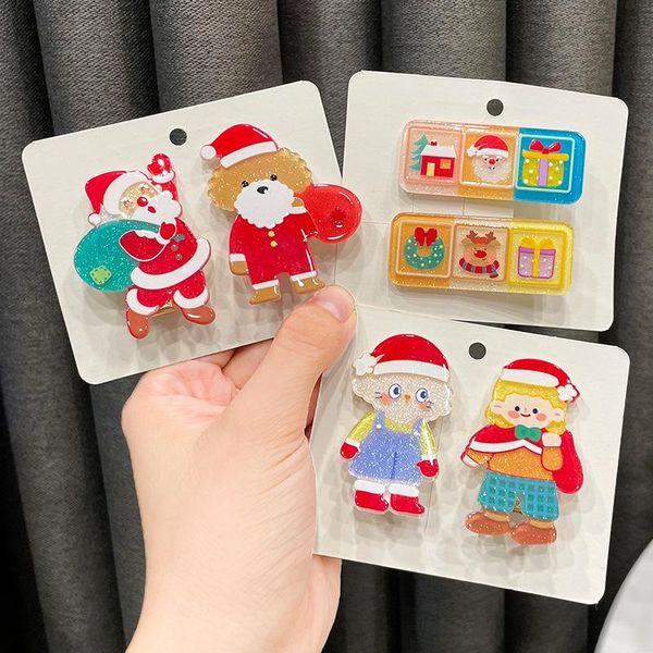 hair accessories 2pcs christmas gift hairpin set children holiday merry girl side clip, Slivery;white
hair accessories 2pcs christmas gift hairpin set children holiday merry girl side clip, Slivery;white