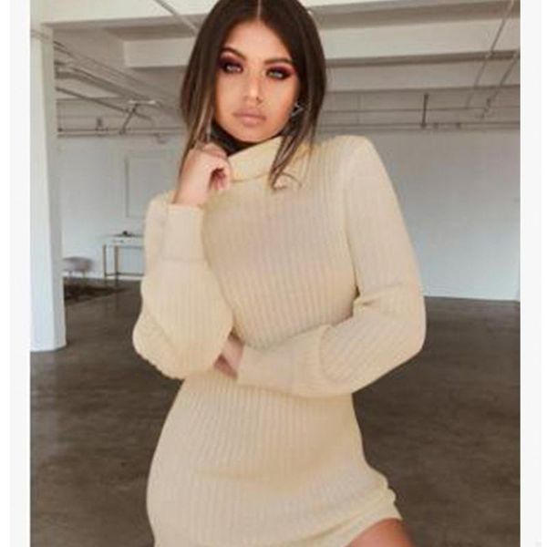 women's dresses turtleneck slim long sleeve autumn winter warm casual jumper sweater mini bodycon ribbed knit dress female, Black;gray
women's dresses turtleneck slim long sleeve autumn winter warm casual jumper sweater mini bodycon ribbed knit dress female, Black;gray