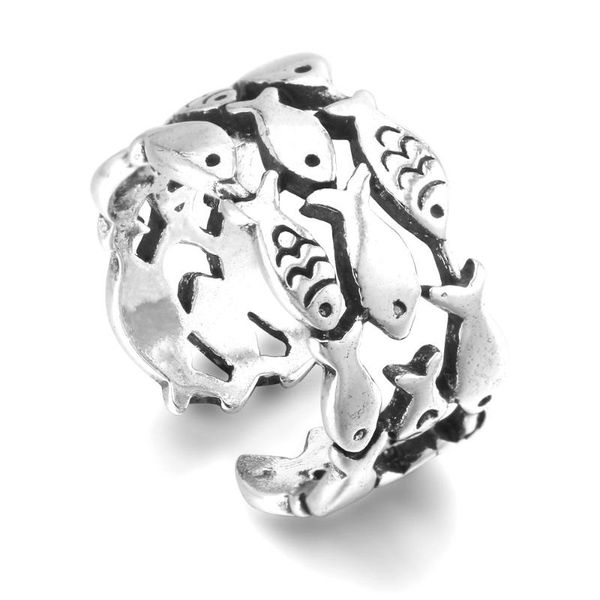 swimming fish ring fashion animal silver color jewelry cute fishring creative personality retro adjustable rings gift wedding, Slivery;golden
swimming fish ring fashion animal silver color jewelry cute fishring creative personality retro adjustable rings gift wedding, Slivery;golden