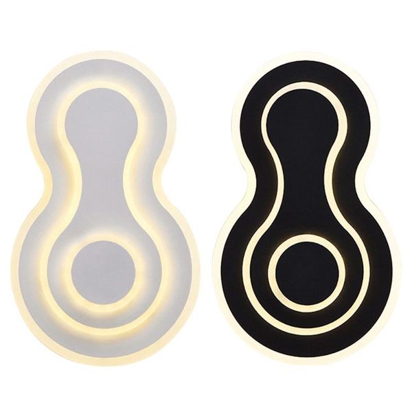 modern minimalist wall lamps living room bedroom bedside 29w led sconce black white lamp aisle lighting decoration
modern minimalist wall lamps living room bedroom bedside 29w led sconce black white lamp aisle lighting decoration