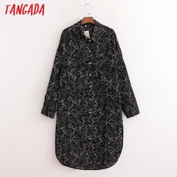 tangada fashion women leaf print shirt dress arrival long sleeve ladies loose midi dress vestidos 1d115 210609, Black;gray
tangada fashion women leaf print shirt dress arrival long sleeve ladies loose midi dress vestidos 1d115 210609, Black;gray