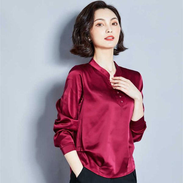 korean women silk blouse woman long sleeve s elegant shirt autumn v neck ladies plus size 5xl 210604, White
korean women silk blouse woman long sleeve s elegant shirt autumn v neck ladies plus size 5xl 210604, White