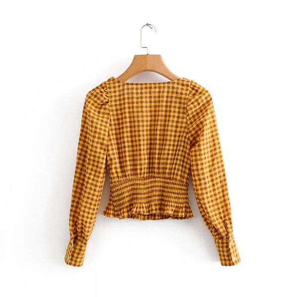 women's blouses & shirts chu sau beauty 2021 fashion blogger style plaid women vintage chic elastic waist v-neck female chaqueta de mo, White
women's blouses & shirts chu sau beauty 2021 fashion blogger style plaid women vintage chic elastic waist v-neck female chaqueta de mo, White