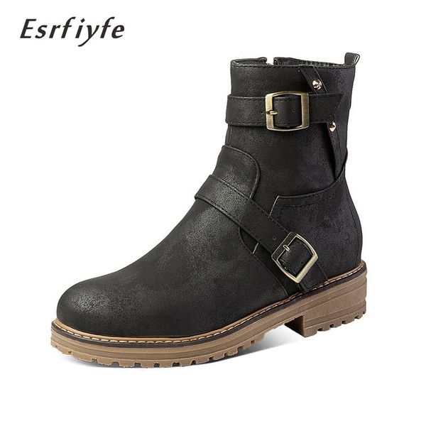 boots esrfiyfe 2021 style autumn winter fashion women round head thick bottom pu leather waterproof woman, Black
boots esrfiyfe 2021 style autumn winter fashion women round head thick bottom pu leather waterproof woman, Black
