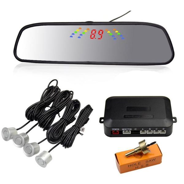car rear view cameras& parking sensors wire mirror+ 4 digital radar system buzzer led display auto 22mm sensor mirror size 28.8*7.5cmpz306
car rear view cameras& parking sensors wire mirror+ 4 digital radar system buzzer led display auto 22mm sensor mirror size 28.8*7.5cmpz306