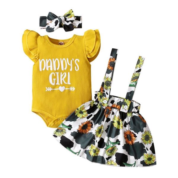 clothing sets born kids baby girls 3pcs letter ribbed floral printed +flower suspender skirts+headbands conjuntos de menina, White
clothing sets born kids baby girls 3pcs letter ribbed floral printed +flower suspender skirts+headbands conjuntos de menina, White