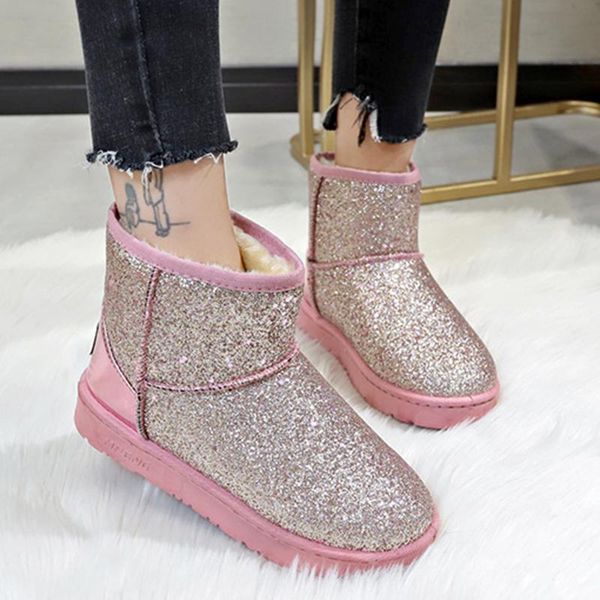boots winter women glitter snow sheoes female platform warm ankle short plush soft ladies fashion boot fur bling casual shoe, Black
boots winter women glitter snow sheoes female platform warm ankle short plush soft ladies fashion boot fur bling casual shoe, Black