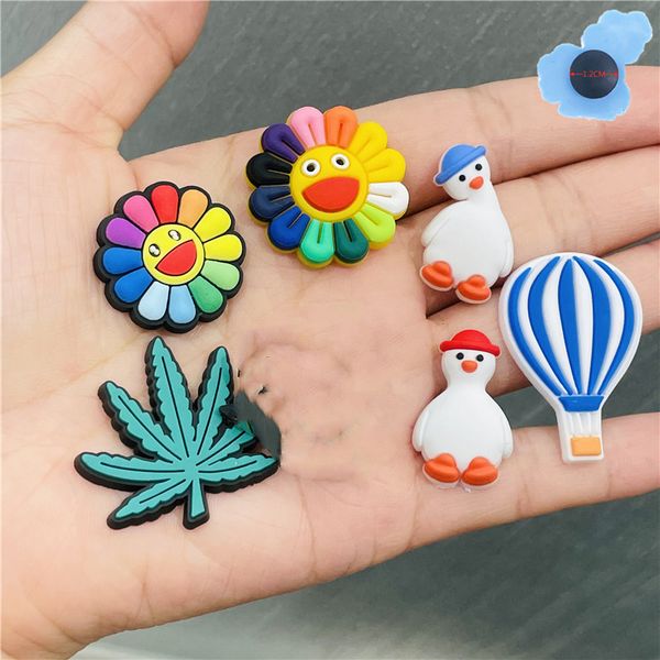 wholesale 100pcs animals duck smile sun flowers leaf pvc shoe charms shoecharm buckles fashion accessories plastic ornaments soft rubber jib, White;pink
wholesale 100pcs animals duck smile sun flowers leaf pvc shoe charms shoecharm buckles fashion accessories plastic ornaments soft rubber jib, White;pink
