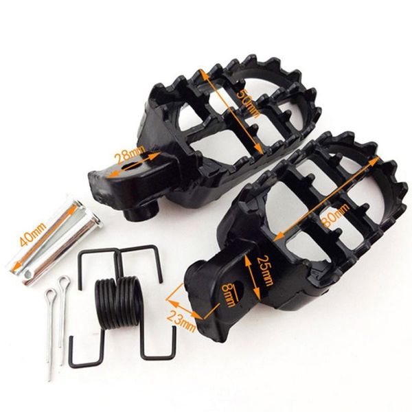 pedals 2 piece footstool foot pegs ironic motocross black aluminum pads motorcycle accessories
pedals 2 piece footstool foot pegs ironic motocross black aluminum pads motorcycle accessories