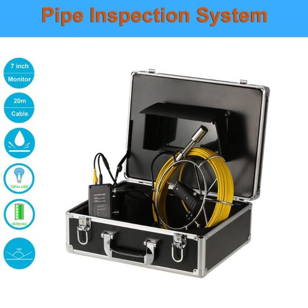 big promotion 7 inch monitor 20m fiberglass cable sewer pipe inspection camera system equipment for drain ip cameras
big promotion 7 inch monitor 20m fiberglass cable sewer pipe inspection camera system equipment for drain ip cameras