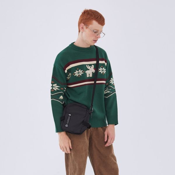 sweater spring couple vintage mesh retro harajuku men's clothes pull homme 2021 sweater, White;black
sweater spring couple vintage mesh retro harajuku men's clothes pull homme 2021 sweater, White;black