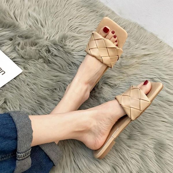 slippers sandals and for women's outer wear summer flat-bottomed fashion half-drag one-word thick-soled woven, Black
slippers sandals and for women's outer wear summer flat-bottomed fashion half-drag one-word thick-soled woven, Black