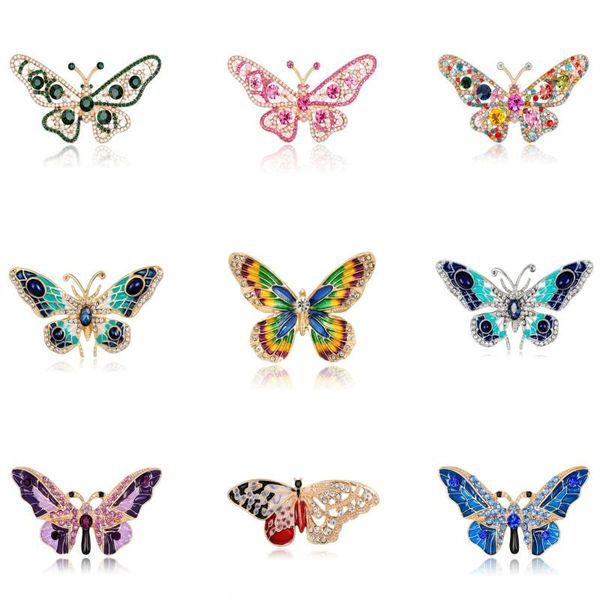 pins, brooches charm butterfly for women rhinestone brooch fashion bijouterie wedding jewelry enamel insect animal pin banquet gifts, Gray
pins, brooches charm butterfly for women rhinestone brooch fashion bijouterie wedding jewelry enamel insect animal pin banquet gifts, Gray