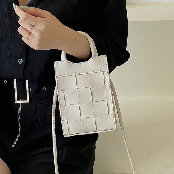 evening bags mini weave hand for women designer pu leather shoulder trendy plaid tote bag female white phone crossbody
evening bags mini weave hand for women designer pu leather shoulder trendy plaid tote bag female white phone crossbody