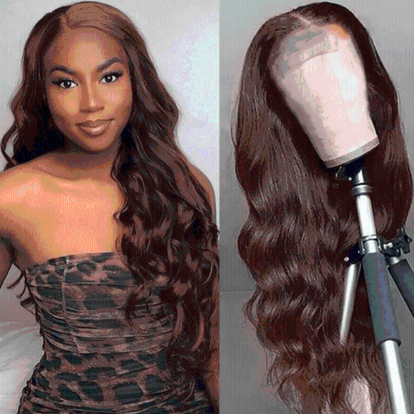 lace wigs 4# chocolate brown body wave front wig transparent 13x6 human hair for women pre plucked brazilian, Black;brown
lace wigs 4# chocolate brown body wave front wig transparent 13x6 human hair for women pre plucked brazilian, Black;brown