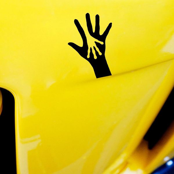 9.5cm*13.2cm "alien hands" vinyl decal safety car sticker black
9.5cm*13.2cm "alien hands" vinyl decal safety car sticker black