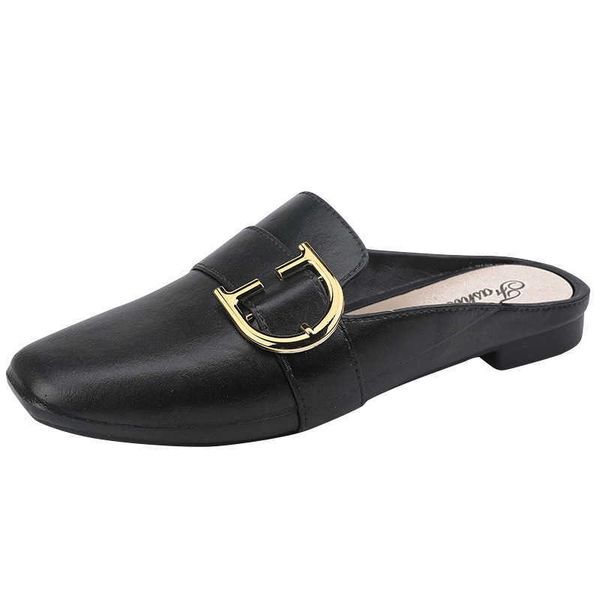 2021 women's slippers metal half slippers women's outdoor wear mules pvc platform for woman sandals, Black
2021 women's slippers metal half slippers women's outdoor wear mules pvc platform for woman sandals, Black
