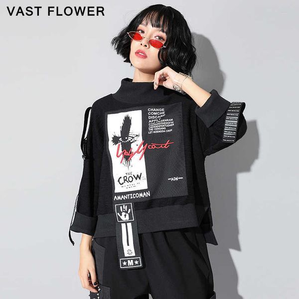 print letter pattern sweatshirt women hoodies korean fashion pullover patchwork ribbon loose casual clothes spring autumn 210930, Black
print letter pattern sweatshirt women hoodies korean fashion pullover patchwork ribbon loose casual clothes spring autumn 210930, Black