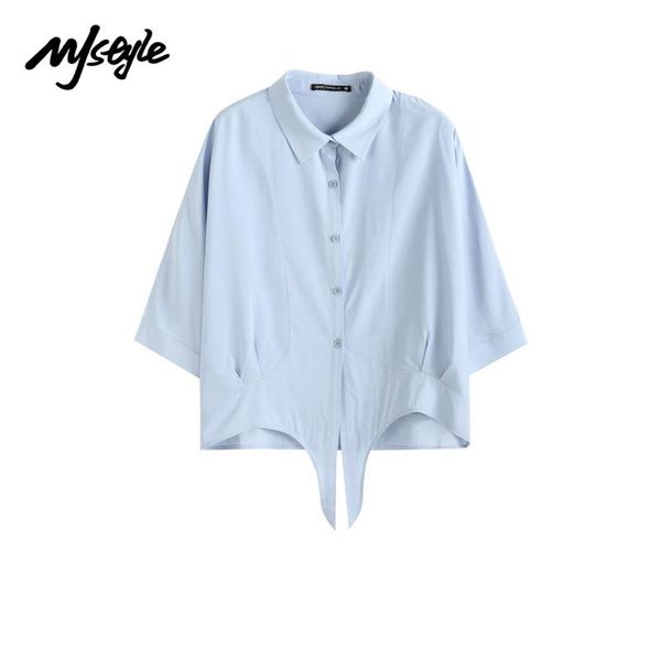 women's blouses & shirts mjstyle three quarter sleeve women shirt short girls blouse 2021 summer femme blusas 621120012, White
women's blouses & shirts mjstyle three quarter sleeve women shirt short girls blouse 2021 summer femme blusas 621120012, White