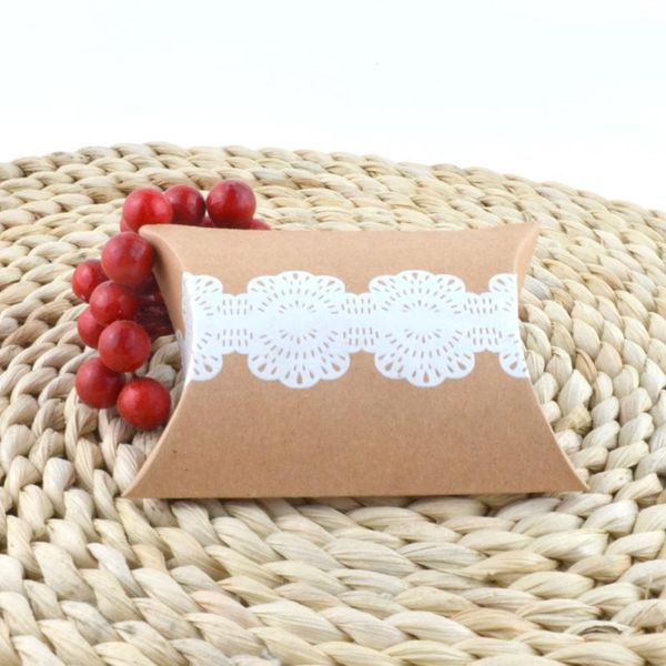 50pcs lace kraft paper pillow favor gift box wedding party candy bag event supplies wrap
50pcs lace kraft paper pillow favor gift box wedding party candy bag event supplies wrap