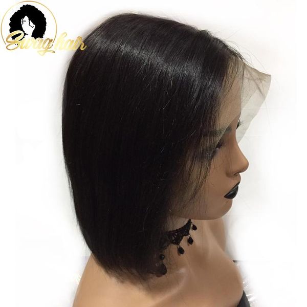 lace wigs swag hair straight bob 13x4 front 8 10 12 14 16 inches natural black brazilian human remy side part, Black;brown
lace wigs swag hair straight bob 13x4 front 8 10 12 14 16 inches natural black brazilian human remy side part, Black;brown