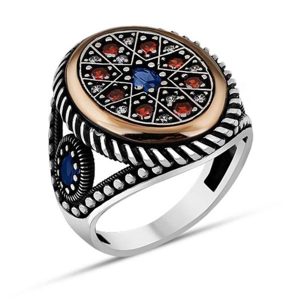 men silver ring with mini blue red zircon stone modern gifts made in turkey solid 925 sterling cluster rings, Golden;silver
men silver ring with mini blue red zircon stone modern gifts made in turkey solid 925 sterling cluster rings, Golden;silver