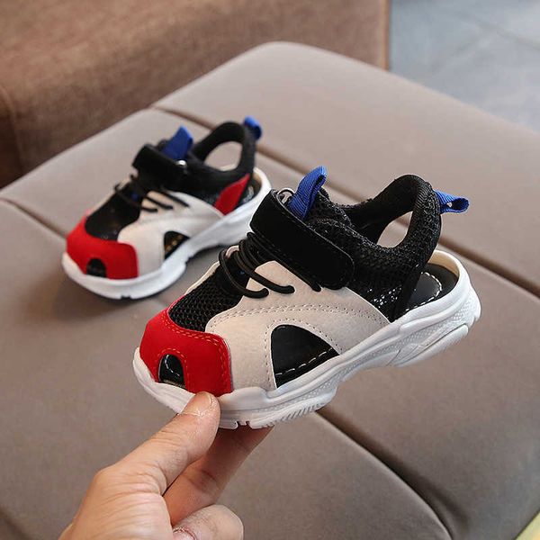 children half sandals kids breathable mesh sport shoes boys soft leather comfortable girls cute beach 210712, Black;red
children half sandals kids breathable mesh sport shoes boys soft leather comfortable girls cute beach 210712, Black;red