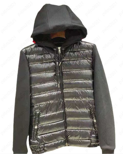 designer mens casual wool knit sweaters zipper open stand collar white duck down waist lightweight short jackets, White;black
designer mens casual wool knit sweaters zipper open stand collar white duck down waist lightweight short jackets, White;black