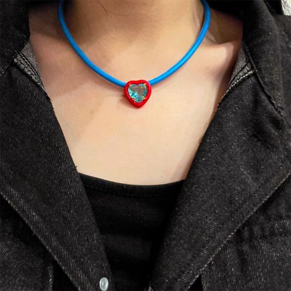 chokers amorcome unique desin colorful leather choker necklace woman girls crystal flower heart pendant chain clavicle collar necklaces, Golden;silver
chokers amorcome unique desin colorful leather choker necklace woman girls crystal flower heart pendant chain clavicle collar necklaces, Golden;silver