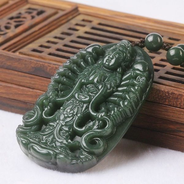 100% real jade hetian guanyin lotus handcarved green jade pendant necklaces pendants brand men jade jewelry, Red;blue
100% real jade hetian guanyin lotus handcarved green jade pendant necklaces pendants brand men jade jewelry, Red;blue