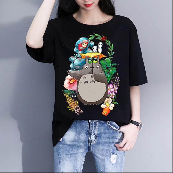 women t shirt studio ghibli totoro miyazaki ullzang graphic funny cartoon anime tee female harajuku, White
women t shirt studio ghibli totoro miyazaki ullzang graphic funny cartoon anime tee female harajuku, White