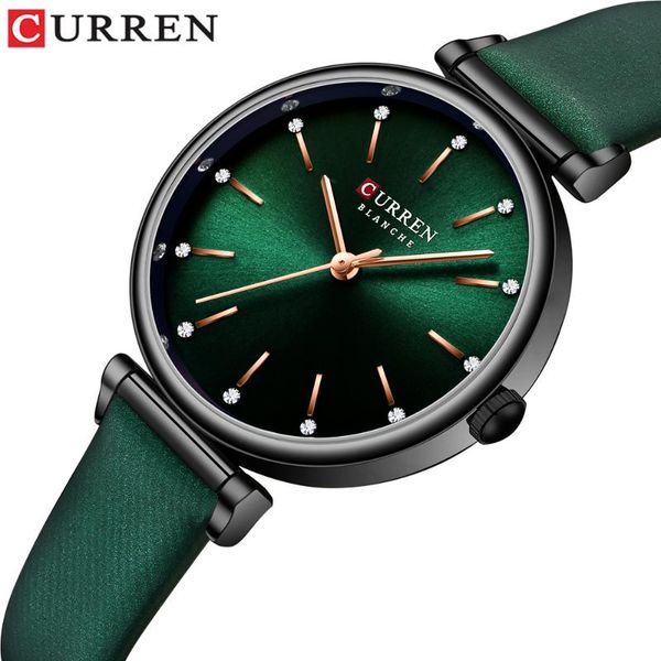 wristwatches curren women's watches quartz wristwatch with leather shiny rhinestones dial green clock female, Slivery;brown
wristwatches curren women's watches quartz wristwatch with leather shiny rhinestones dial green clock female, Slivery;brown